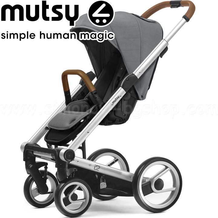 Mutsy Stroller i2 Heritage Standart Concrete