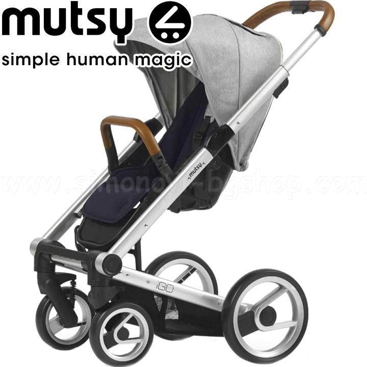Mutsy Stroller i2 Pure Standart Fog