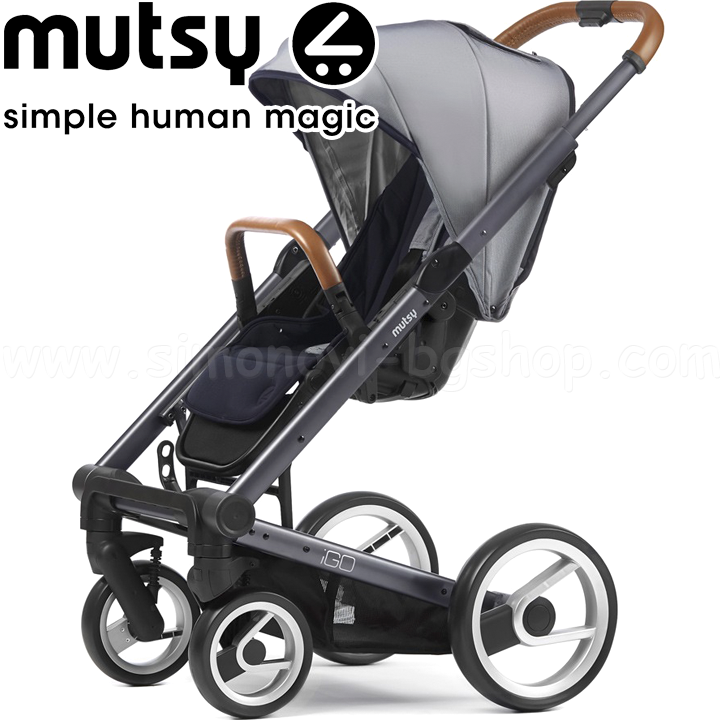 Mutsy   i2 Urban Nomad Dark Grey White Blue