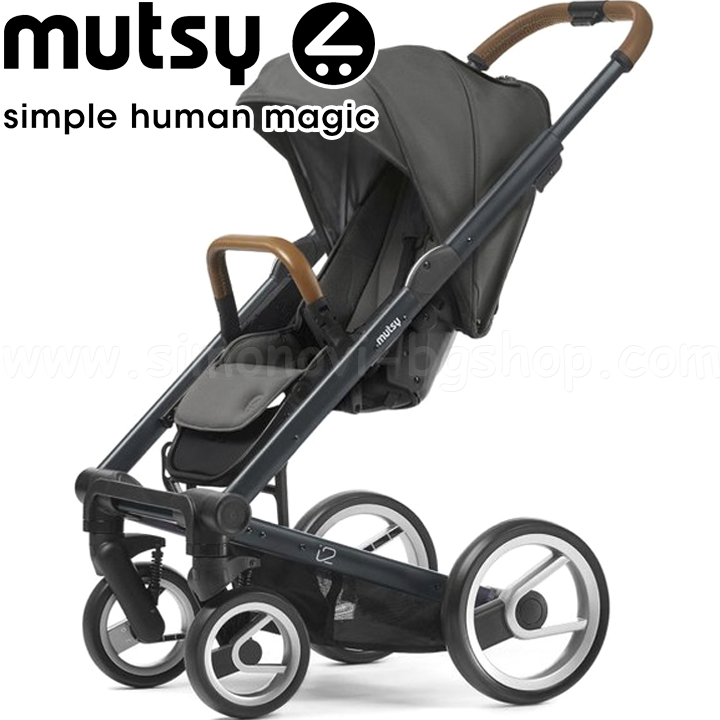 Mutsy Stroller i2 Urban Nomad Green Blue Dark Grey