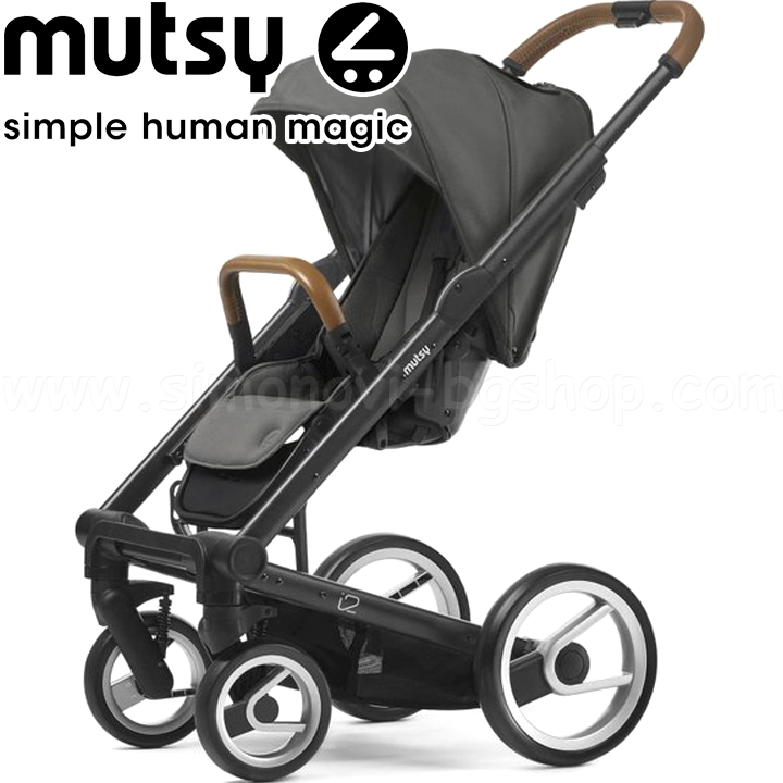 Mutsy Stroller i2 Urban Nomad Black Dark Grey