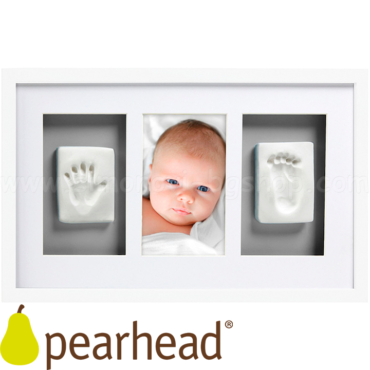 Pearhead       Original Babyprints White/GreyP6
