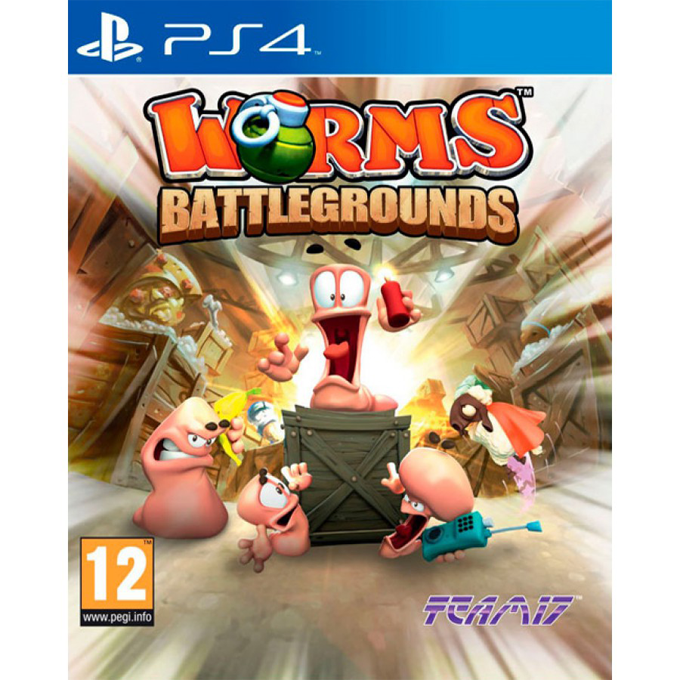 PS4 Team17 Playstation Worms Battlegrounds