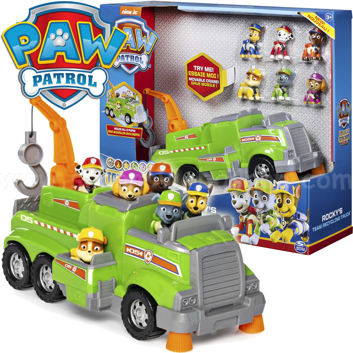 *Paw PatrolRocky's Team Recycling Truck    6052962