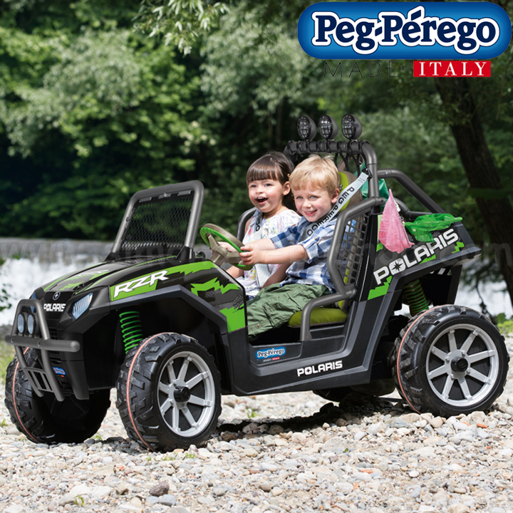 Peg Perego    24V POLARIS RANGER RZR Green Shadow