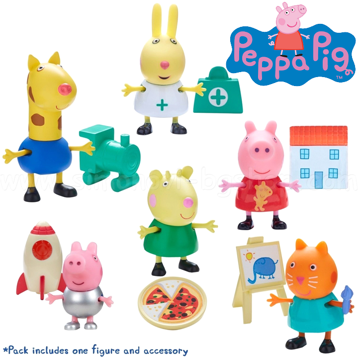 * Peppa Pig Figurine hero with accessory 1 pc. Assortment 6771