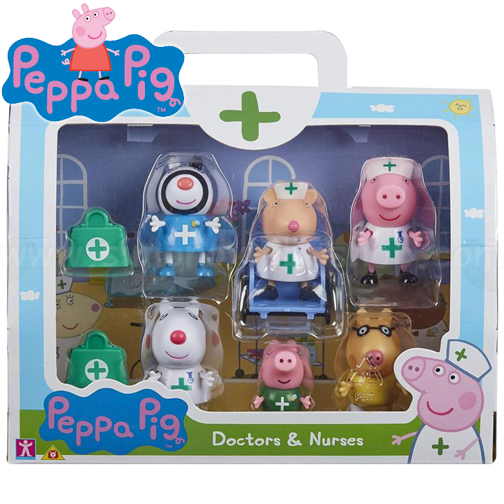 * Peppa Pig Game set "Doctors & Nurses" with 6 figures Assortment 7360