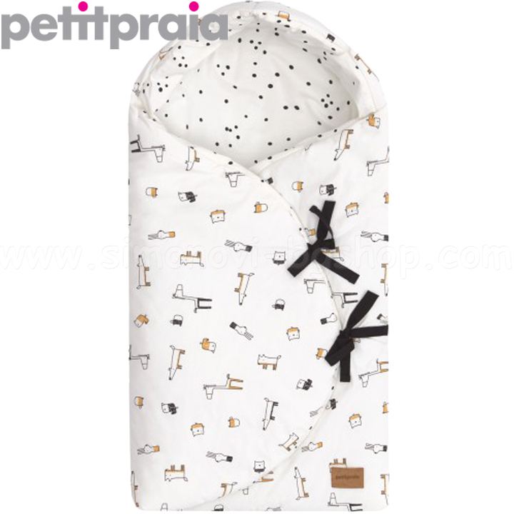Petitpraia Stroller bag Animals Moon E6218800