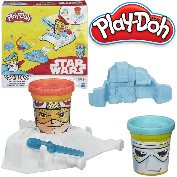 Set Star Wars Luke Skywalker și Snowtrooper B2918 Play-doh