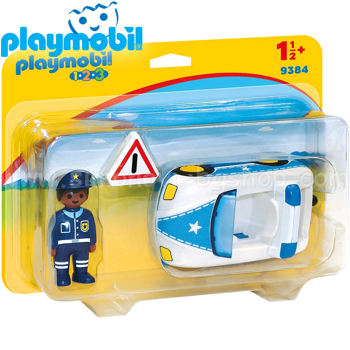 Mașină de poliție Playmobil 1-2-3  9384