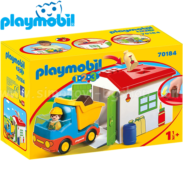 Playmobil 1-2-3  Basculantă 70184