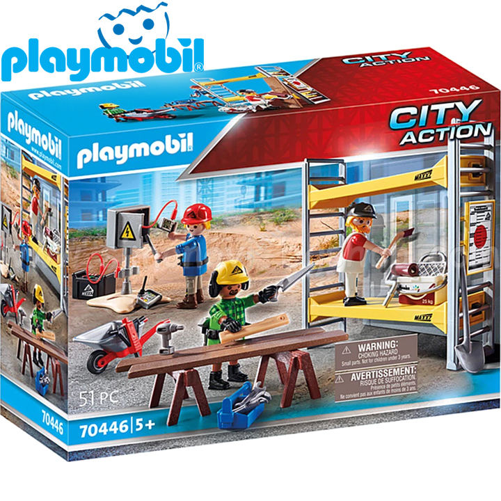 Playmobil City Action Lucrători de schele 70446