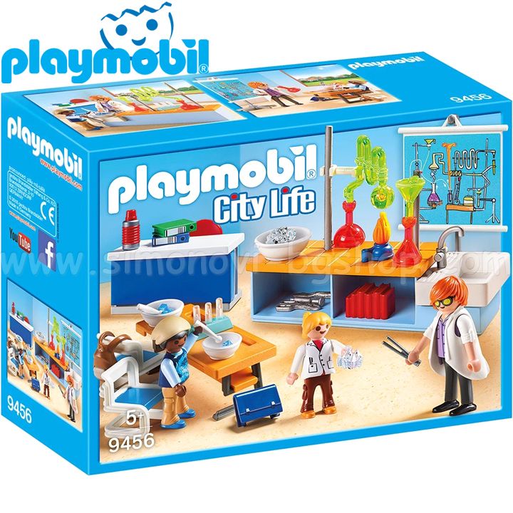 Clasa de chimie Playmobil City Life 9456