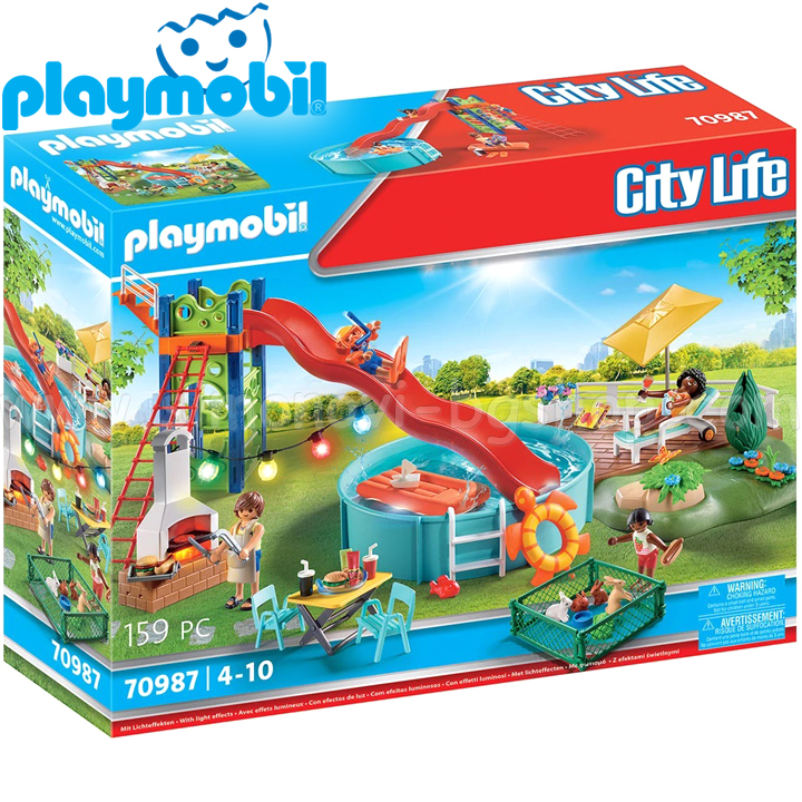 Playmobil City Life  Pool Party 70987