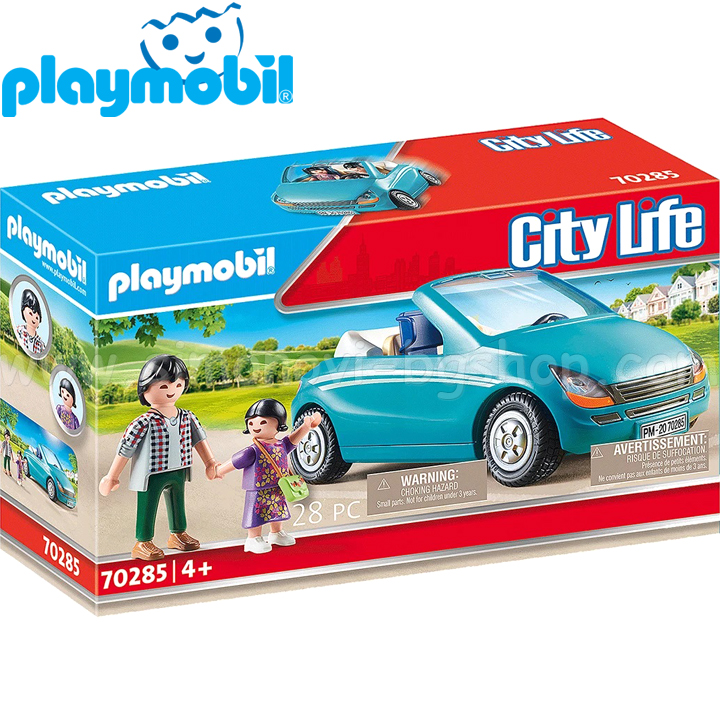 Playmobil City Life Family cu mașina 70285
