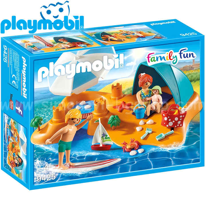 Playmobil Family Fun Familie pe plajă 9425