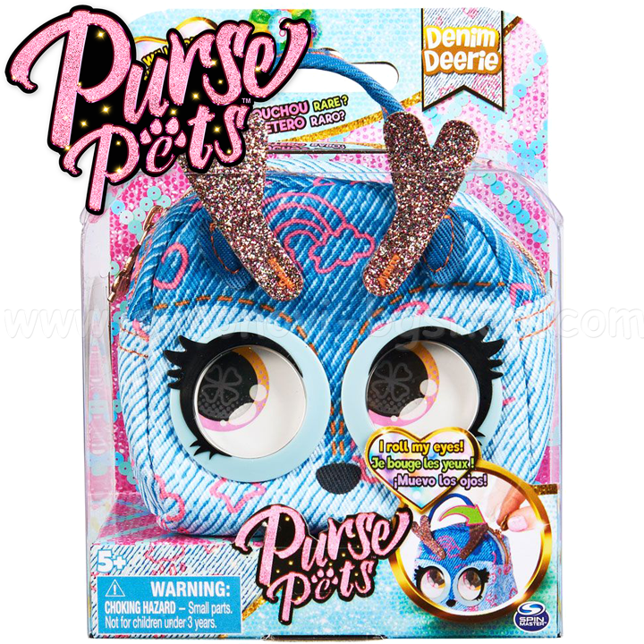 * Purse Pets Micro  / Denim Deerie 6062213 Spin Mast