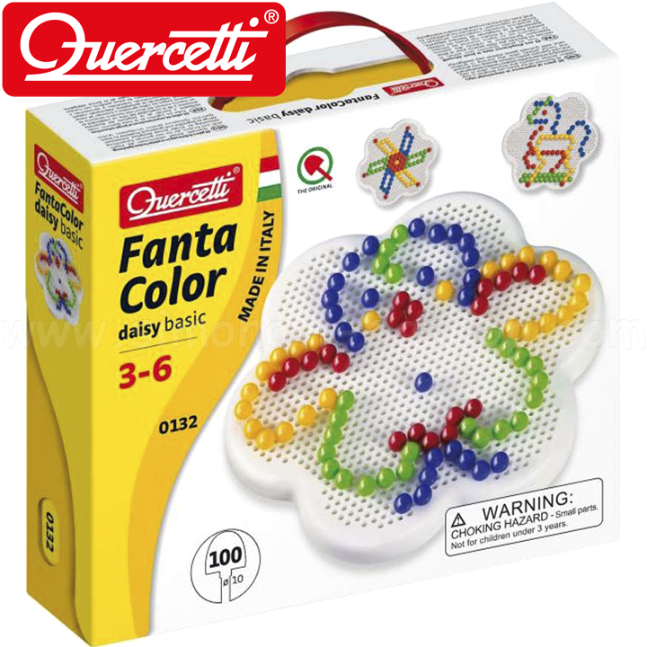 Quercetti Mosaic 100 Parts Fantacolor 132 015475