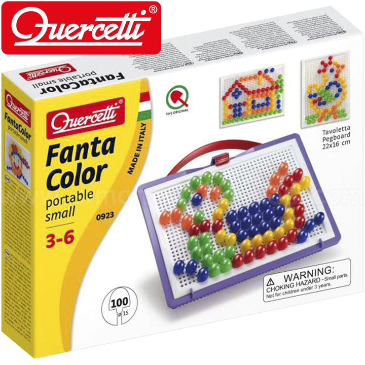 Quercetti Mosaic 100 Parts Fantacolor 923 083107