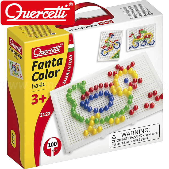 Quercetti Mosaic 100 Parts Fantacolor 029689