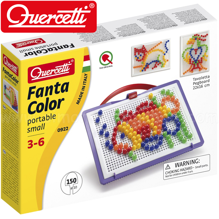 Quercetti Mosaic 150 Parts Fantacolor 922 083106