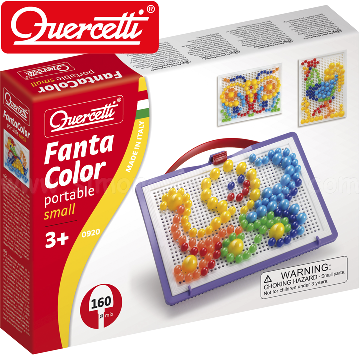 Quercetti Mosaic 160 Parts Fantacolor 019116