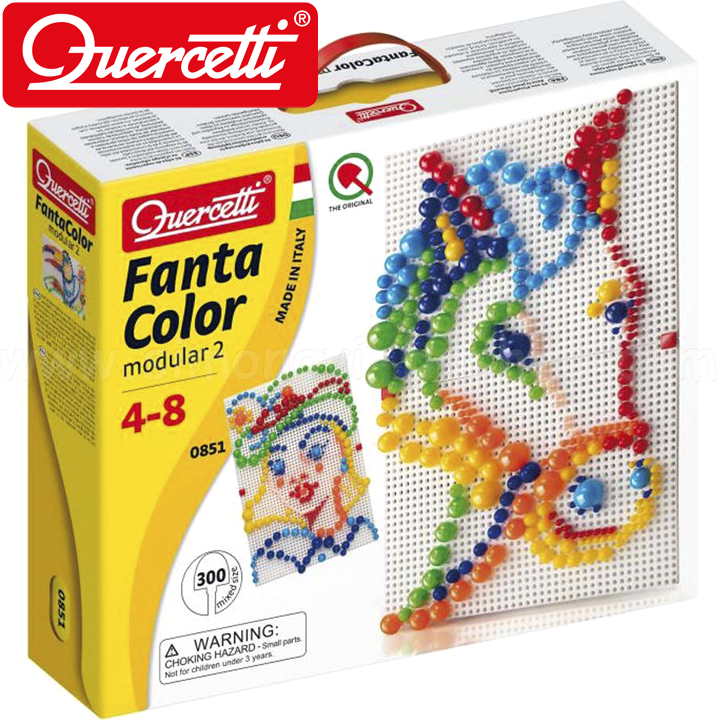 Quercetti Mosaic 300 Parts Fantacolor 015473