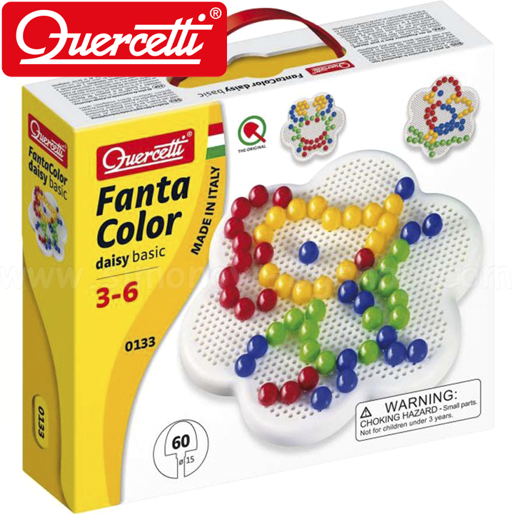 Quercetti Mosaic 60 Parts Fantacolor 133 015476