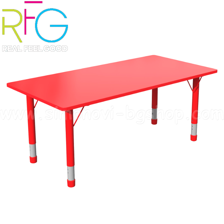 * RFG Student table "Fresh" with adjustable height in red 4020120582
