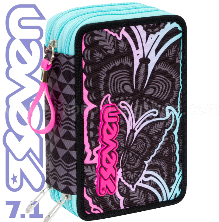 Seven 7.1 Full 3-Zip Butterfly Black 36677