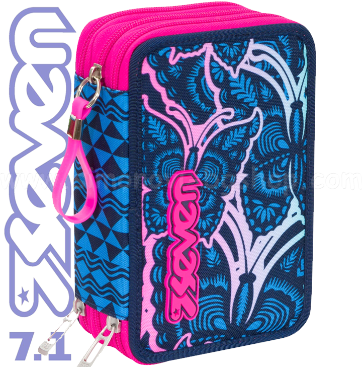 Seven 7.1 Full 3-Zip Butterfly Blue 36677