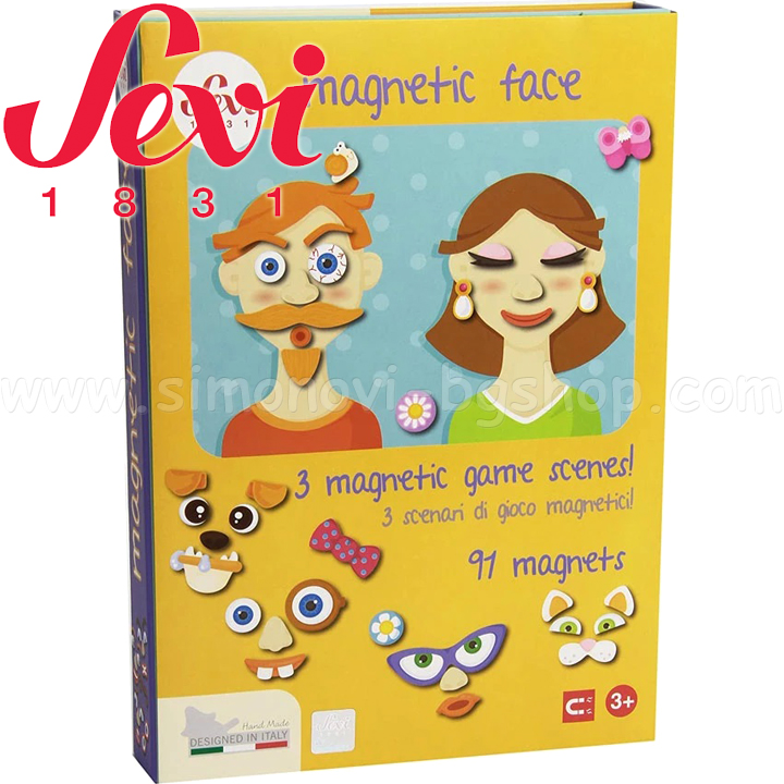 Sevi Magnetic Book: Faces 82847