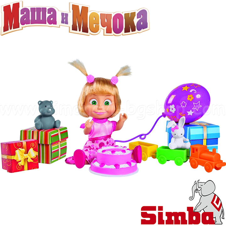 *Simba Masha and The Bear Toy Birthday of Masha 109301014