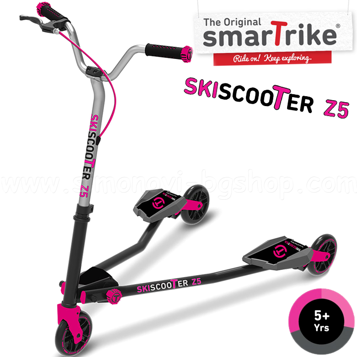 * Smart Trike Scooter / Trotinetka SKISCOOTER Z5 Pink