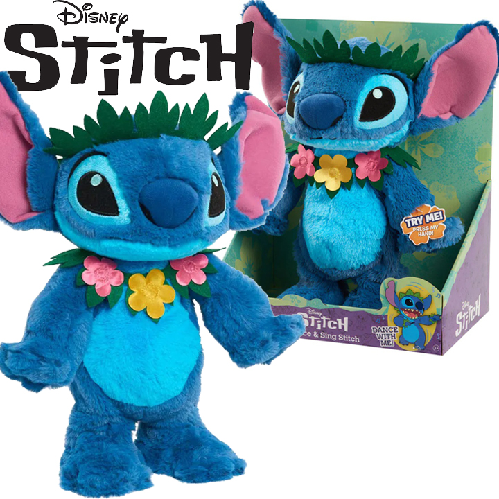 Disney Stitch Плюшен танцуващ и пеещ Стич 30283 Disney Stitch Плюшен танцуващ и пеещ Стич 30283