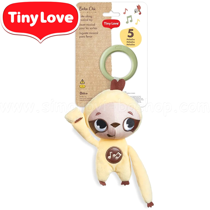 * Tiny Love Musical toy for pram/bed Boho Chic Sloth TL.0659.001