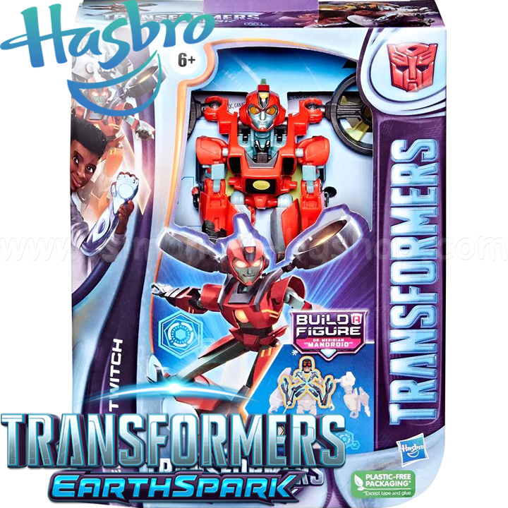 *Hasbro Transformers Earth Spark  Terran Twitch 12. F6734