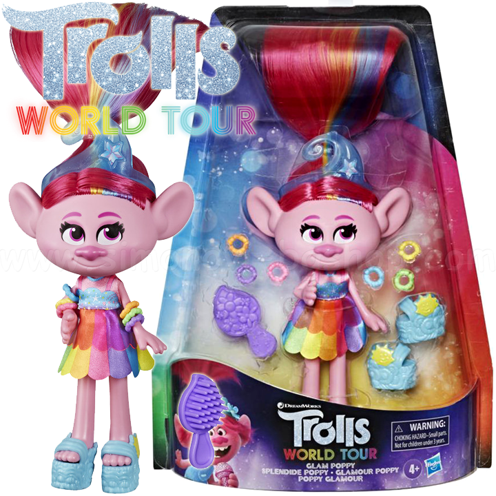 *Trolls World Tour     Glam PoppyE6569