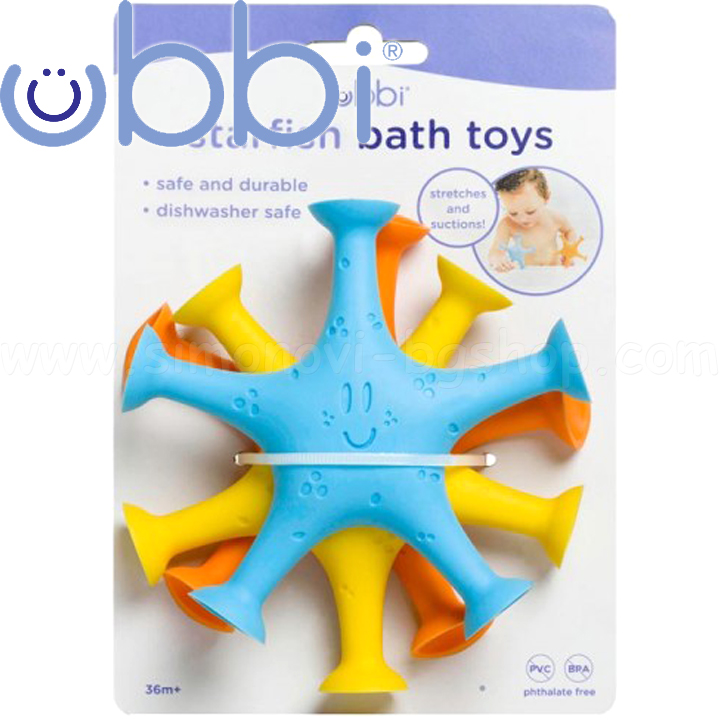 UBBI Set of 3 starfish for bathroom 10565