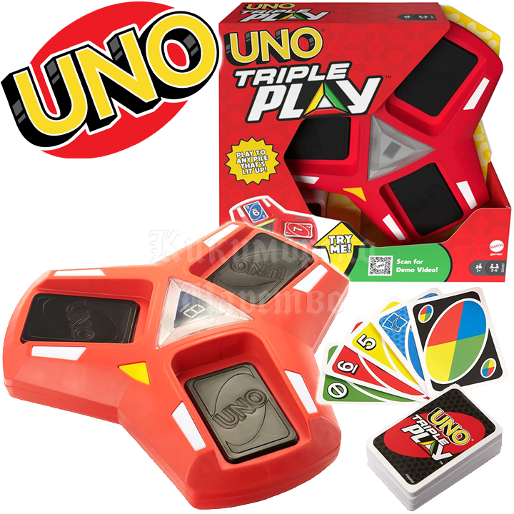 * UNO Triple Play      HCC21 Mattel
