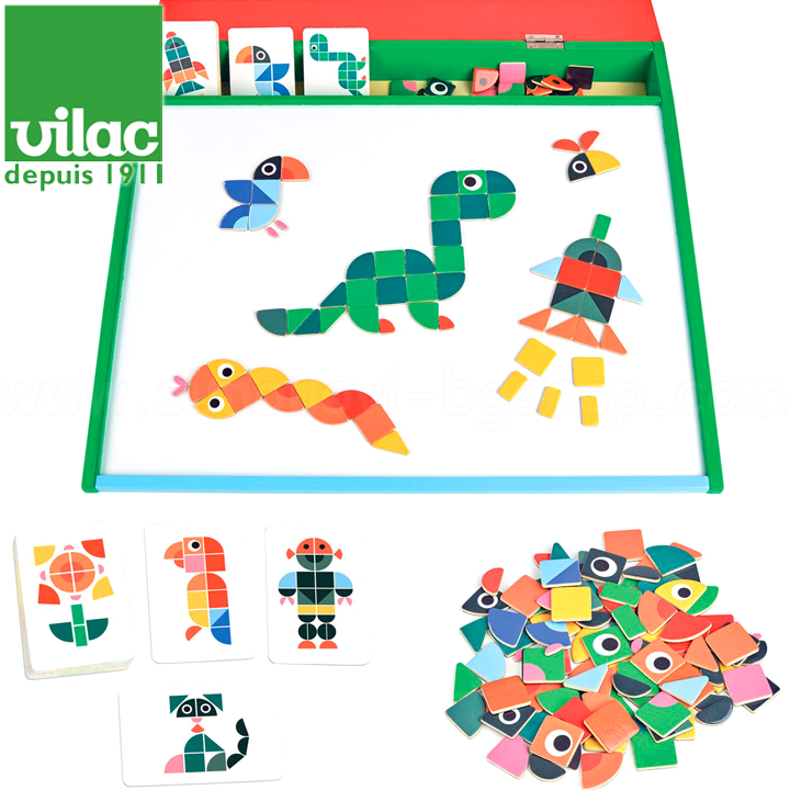 Vilac - Wood board with magnets Crea 8021