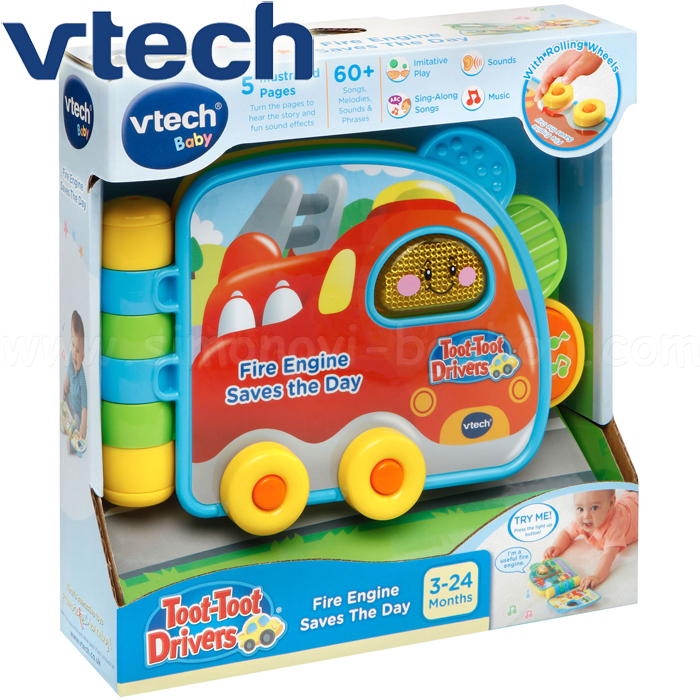 Vtech Fire Wheel Book 3417765020032