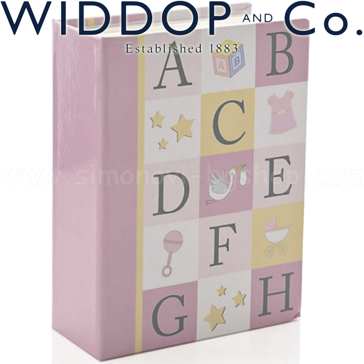 Widdop and Co. Celebrations Photo album Baby ABC Pink CG1916P