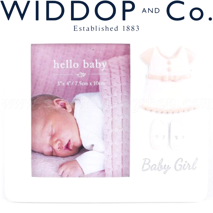 Widdop and Co. Hello Baby Rama foto cu decor Baby Girl CG1789