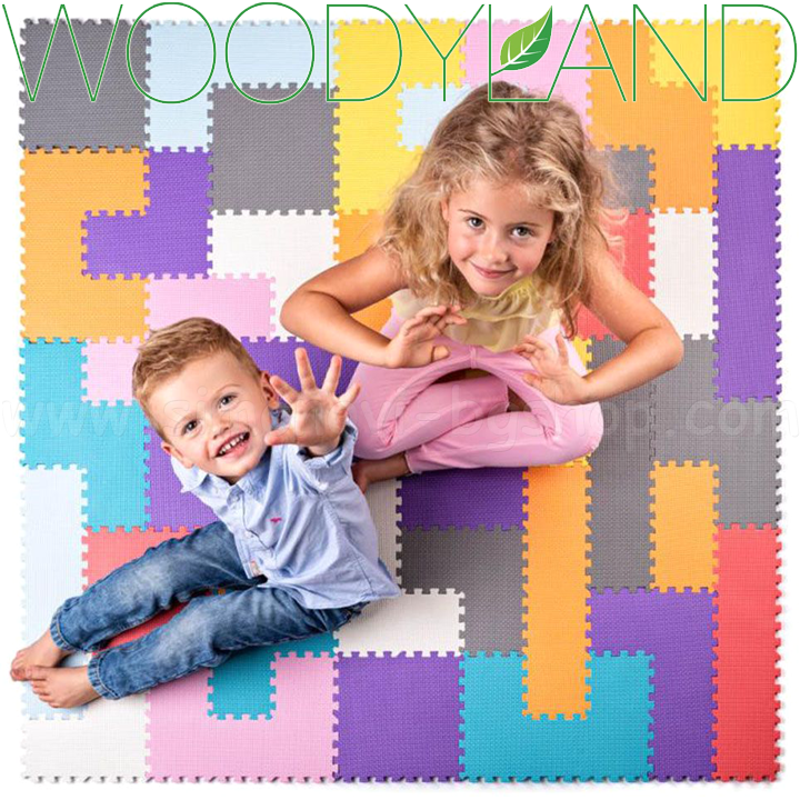 * Puzzle WoodyLand Soft pentru podeaua "Puzzle" 91648