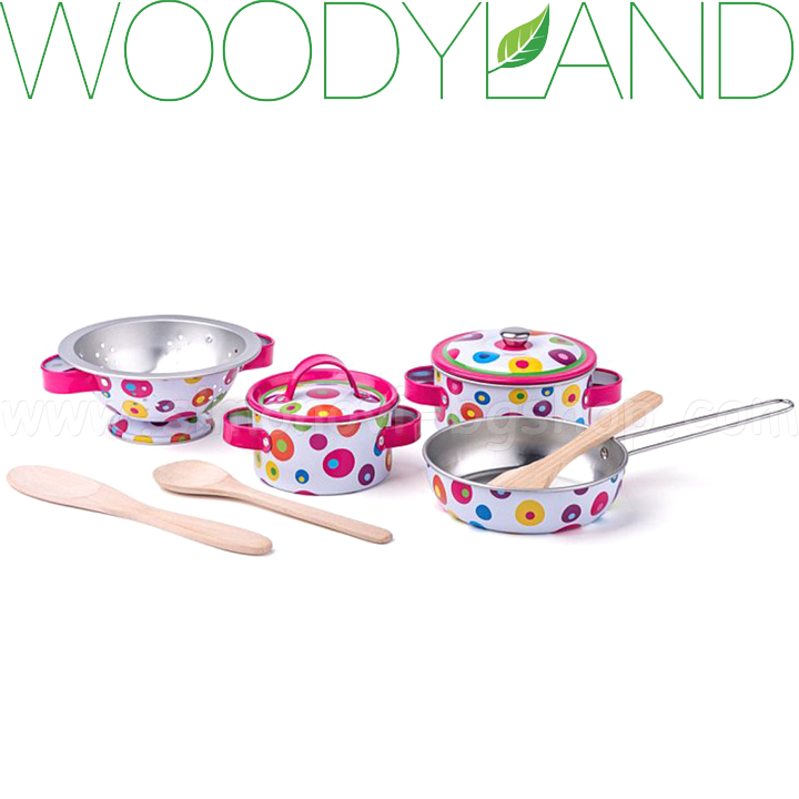 * Woodyland Kids Metal Cookware 91884