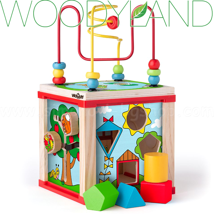 * Woodyland Educational active game cube 91916