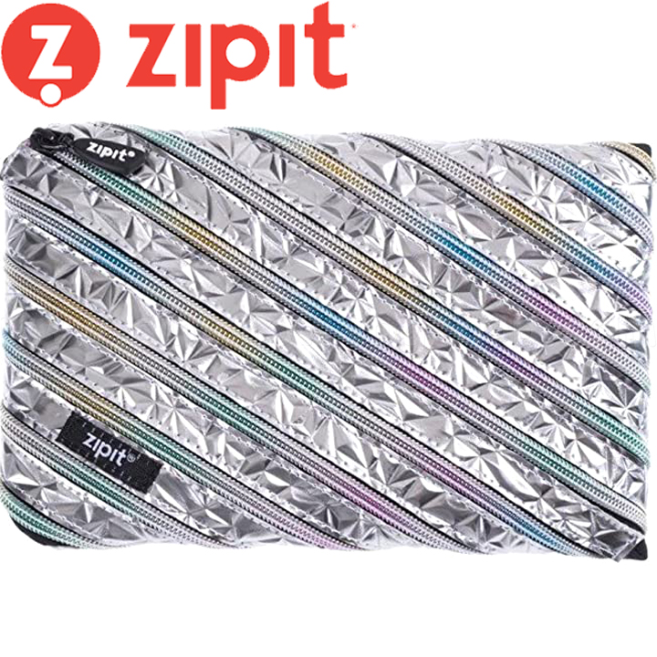 Zipit Large case Metalic Silver 1095240267