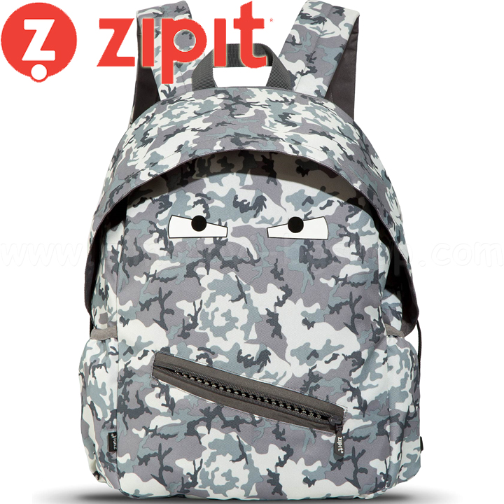 Zipit School backpack Grillz Camoflage Gray 1095110243