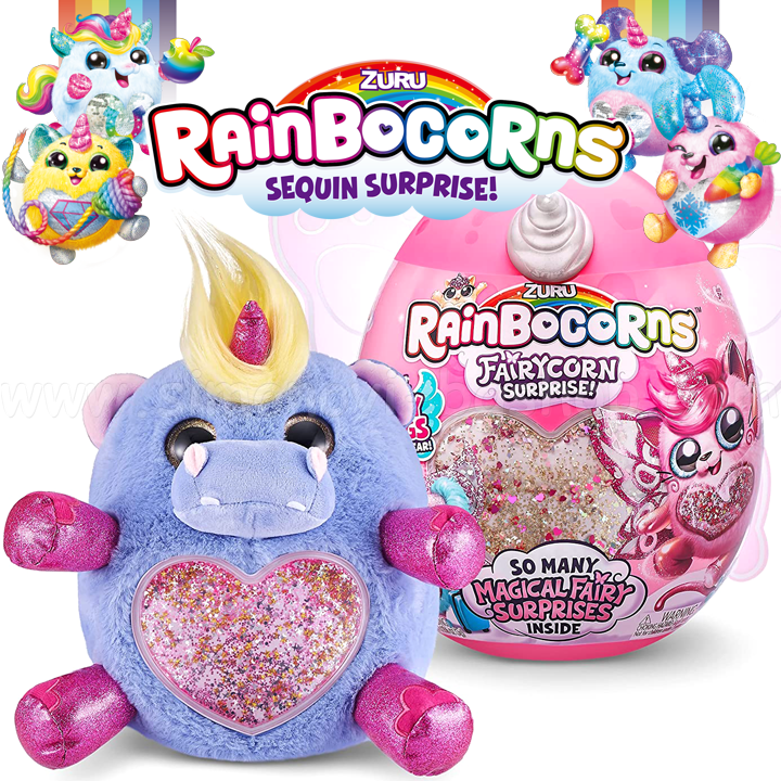 * Zuru Rainbocorns Farycorn Little Plush Animal Surprise 9238 Assortment